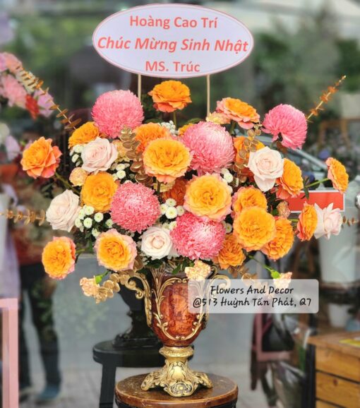 Giỏ hoa sinh nhật 1 - Hoa Tươi Cho Những Dịp Quan Trọng