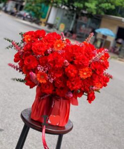 Màu Sắc Và Tinh Tế: Giỏ Hoa Tươi Cho Tâm Hồn 01
