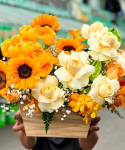 Giỏ Hoa Tươi Vượt Thời Gian 02