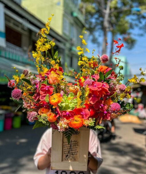 Giỏ hoa sinh nhật 1 - Hoa Tươi Cho Những Dịp Quan Trọng - Ảnh 3