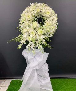 Lẵng Hoa Viếng Gửi Lời Chân Thành