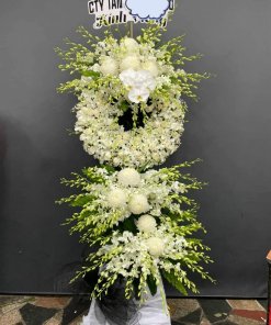 Lẵng Hoa Viếng Gửi Lời An Ủi