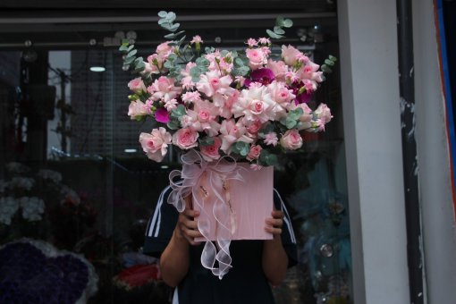 Lẵng hoa tặng khai trương,sinh nhật, người thân yêu