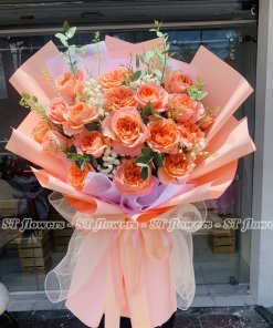 Hồng cam giấy cam nhẹ nhàng