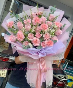 Bó hoa phong cách hiện đại