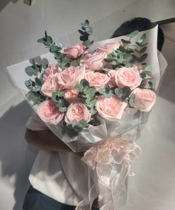 Bó ohara hồng thơm ngát, lãng mạng