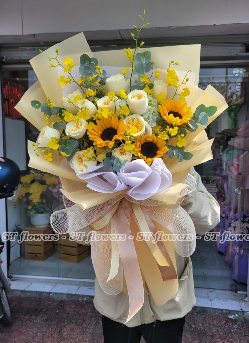 Bó hoa sinh nhật đẹp tặng bạn, tặng người thân