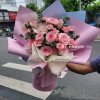Bó hồng lạc thần giấy 2 da